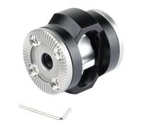 1 juego - Adaptador de montaje compatible con rosca hembra M6, extensión de transmisión para mejorar la estabilidad de la cámara, conector roseta ajustable