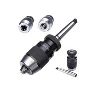 1 juego B10 B12 B16 B18 B22 MT2 MT3 MT4 MT5 R8 C20 Portabrocas autoajustable de tres garras Portabrocas Morse for torno CNC Taladro(C20-B10 (0.5-6mm))