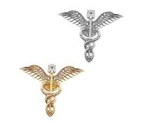 1 Juego Broche Alas De Ángel Alfiler Pasador De Alas De Guardián Insignia De Ala Broche De Ángel Broche De Ala De Ángel Broche Decorativo Broche De Moda Aleación 2 Piezas
