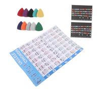 1 Juego Calcomanías para Ukulele con Púas Guía de Teoría Musical para Principiantes Herramientas Educativas Portátiles para Aprendizaje