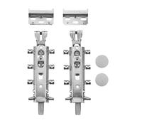 1 juego Colgador Oculto de Armario con Riel de Suspensión Capacidad de carga/par 100 kg Herraje Suspensión para Muebles Suspendidos de SOTECH