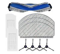1 juego, compatible con Ecovacs, compatible con Deebot, N20 N20PLUS for accesorios de aspiradora PRO-PLUS, kit de paño de fregona con filtro de cepillo lateral principal Repuestos para aspiradoras