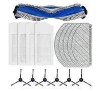 1 juego, compatible con Ecovacs, compatible con Deebot, N20 N20PLUS for accesorios de aspiradora PRO-PLUS, kit de paño de fregona con filtro de cepillo lateral principal Repuestos para aspiradoras