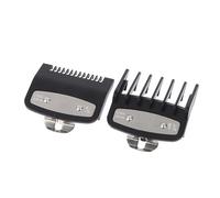 1 Juego, Compatible Con Wahl, Peine Guía For Cortapelos, Peines Limitadores De Corte, 2 Protectores Estándar, Piezas De Montaje, Accesorios For Cortapelos Eléctricos(BK 2pcs)
