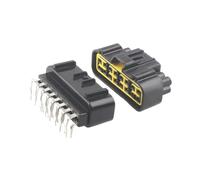 1 Juego Compatible with The Automóvil De 16 Pines,Cable De Soldadura PCB, Enchufe con Pines Doblados Macho,FW-C-E16F-B FW-L-D16F-Y(Male and Female)