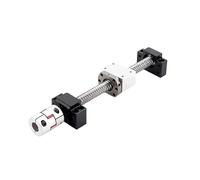 1 juego completo de husillo de bolas de alta precisión, juego de 4 tuercas SFU1605 SFU2005 SFU2505 SFU2510 SFU3210 con soporte final(SFU3210-4 set,650mm)