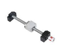 1 juego completo de husillo de bolas de precisión SFU de 4 tuercas 1605 2005 2505 2510 3210 con soporte final y acoplamiento(SFU2510-4 set,2150mm)