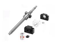 1 juego completo de husillo de bolas de precisión SFU4010 con kit de tuerca de cintura y soporte final(1800mm)