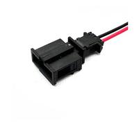 1 Juego de 2 Pines,5mm, Conector Tweeter for automóvil, Sensor Maletero 3B0972702 for 3B0972712(Rosso)