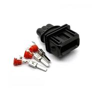 1 Juego de 3 Pines 1-962581-1, Conector Impermeable, arnés Cables del Sensor Potencia Coche for 282191-1 282729-1(Green)