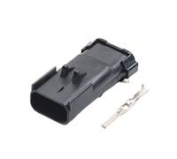 1 Juego de 3 Pines 54200308 54200312 Toma de Faro Pigtail FCI Apex 2,8mm Conector de se/nsor/s de posición de árbol de levas de cigüeñal Impermeable(20 Sets,Male)