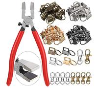 1 juego de 49 piezas para muñequera para cinturones de cadena, maletas y bolsos, suministros de 25 mm