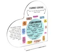 1 juego de 5.9 x 5.7 pulgadas, decoración de salud mental, cosas que puedo controlar, accesorios de escritorio de oficina, decoración de oficina, decoración de oficina de terapia