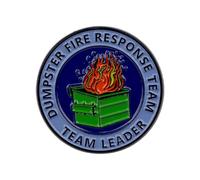 1 juego de 5 pines de revestimiento de llama para gerentes de equipo, compañeros de trabajo con plan de goma, divertido regalo de líder de equipo, One Size, como se describe