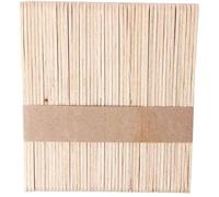 1 juego de 50 espátulas de cera de madera, depresor de lengua, depresor de lengua, depresor de lengua, kit de varillas, durabilidad