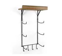 1 juego de accesorios for soporte esterilla yoga, organizador montaje en pared, estante almacenamiento for toallas y rodillos espuma