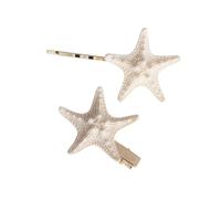 1 juego de accesorios para el pelo con temática marina, hechos a mano, con estilo y horquillas para el pelo para uso diario o eventos festivos, cómodas pinzas para el pelo para la playa