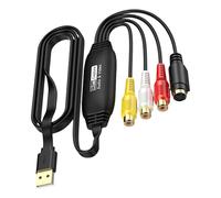 1 juego de adaptador de tarjeta de adquisición de video convertidor digital línea de cable con interfaz USB 2.0 para XP/7/8/10/11