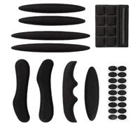 1 Juego de Almohadillas para Casco de Bicicleta EVA Esponja Puntos de Traje para Casco de Bicicleta Esponja para Casco de Bicicleta Universal Recambio Almohadillas Casco Bici para Protección-Negro