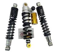 1 Juego De Amortiguador Trasero Delantero Resorte Negro Resistente para Yamaha Banshee YFZ 350 1987-2010