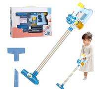 1 Juego de aspiradora para niños, aspiradora de Juguete eléctrica Desmontable Realista de 24 x 5 con succión de Trabajo, Juguete Interactivo para desarrollar Habilidades Que Funciona para niños Peque
