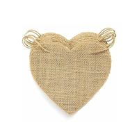1 juego de banderines de arpillera de lino con corazón de amor, banderines de encaje para fiesta, decoraciones de Navidad para el hogar, luces de Navidad, disfraz de máscaras, accesorios de cosplay