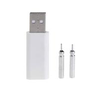 1 juego de batería flotante de pesca eléctrica recargable por USB CR425 Glow Stick para adultos, boya flotante de pesca para adultos, barra de alarma, decoración de peces, herramienta de red de pesca