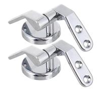 1 Juego de bisagras for asiento inodoro, conector montaje cubierta aleación Zinc, accesorios bisagra for tapa, repuesto for baño Para Bisagras Asiento WC