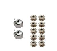 1 juego de bobinas metálicas for máquina de coser doméstica Brother, Janome y Singer. Accesorios y herramientas.(2pc-AB)