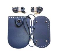 1 Juego de bolso hecho a mano con correa for el hombro, conjunto de bolso tejido, parte inferior de bolso de cuero con accesorios de Hardware for mochila, bolso artesanal(Color-10)