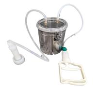 1 juego de bomba leche for cabras, vacas y ovejas, ordeñadora manual pequeña para ovejas, cabras y vacas(1.1kg Bovine)