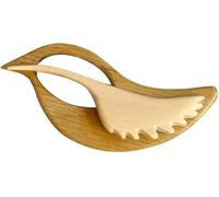 1 juego de broches de madera de animales de madera, broche con patrón de animales de madera, broche de madera creativo de animales, bonitos clips de suéter vintage (pájaro), joyas, broches y pines