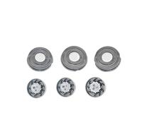 1 juego de cabezales de afeitado de metal for hombre, cuchillas de afeitar eléctricas rotativas emergentes, compatibles con cabezales de repuesto for afeitadora de barba FS366, 367, 368 y 389.(3 heads