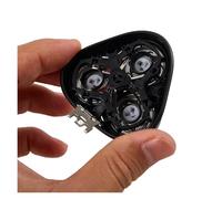 1 juego de cabezales de afeitado de metal for hombre, cuchillas de afeitar eléctricas rotativas emergentes, compatibles con cabezales de repuesto for afeitadora de barba FS366, 367, 368 y 389.(Whole h