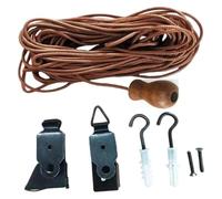 1 juego de cables de elevación para persianas enrollables, cortina de bambú, cuerda de reparación, accesorios de persiana, herramientas, piezas de reparación