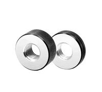 1 juego de calibre anillo rosca, tapón liso, 6 agujeros M1 .2 M5 M12 M50-M65(M1.2X0.25 6h)