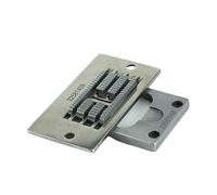 1 juego de calibres for máquina de coser en zigzag JUKI LZ-2280N, LZ-2284N, LZ-2286N y LZ-2288N. Placa de aguja 225-81409. Dientes de arrastre 225-81508. B109.(Kit B)