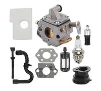 1 Juego de carburador apto for Zama C1Q-S57A C1Q-S57B C1Q-S57 piezas motor motosierra 017 018 MS170 MS180 MS170C MS180C filtro aire
