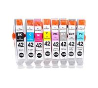 1 Juego de Cartuchos de Tinta CLI42, Compatible con Canon