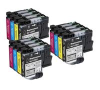 1 Juego de Cartuchos de Tinta LC521 LC-521 versión Europea compatibles, compatibles con impresoras Brother DCP-J1260W J1310DW DCP-J1313DW J1360DW J1460DW(EUR. LC521-3set)