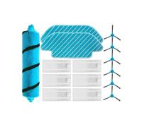 1 juego de cepillo lateral principal, filtro HEPA y trapo para aspiradora robot Cecotec Conga 4090,