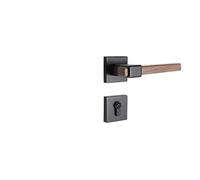 1 juego de cerradura de puerta de aleación de zinc for dormitorio interior, cerradura silenciosa, accesorios de hardware for el hogar, incluye llave(100 * 40 * 20MM_72MM)