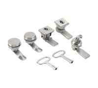 1 juego de cerradura eléctrica de acero inoxidable for cajón, armario, buzón, taquilla, puerta de armario, lengüeta, herrajes for la industria del mueble.(C)