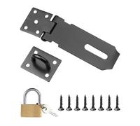 1 Juego De Cerraduras De Acero Inoxidable, 1 Candado De Latón, Cerraduras Para Puertas Y Cajones, Cerraduras Antirrobo De Metal, Prácticas Cerraduras Con Pestillo Para Puertas