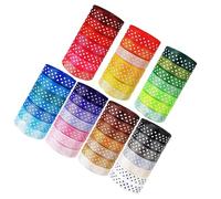 1. Juego de cintas de seda de 49 colores para lazos hechos a mano, accesorios para el cabello y decoraciones, juego de accesorios redondos hechos a mano