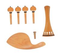 1 Juego De Clavijas De Afinación De Cola, Clavijas Para Mentón, Piezas Profesionales Para Violín, Accesorios De Color Madera Para Herramientas De Violinista