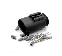 1 Juego de Conector Auxiliar Cambio Carril con Sensor Radar Ocular electrónico Acc 1-1534229-1 8 Pines Adecuado for 4F0972708(Rosso)