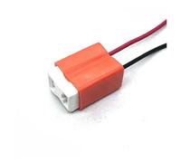 1 Juego de Conector cerámico Resistente a Altas temperaturas for Coche, H7-2A, 2 Pines, 6,3mm(Rosso)