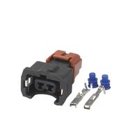 1 Juego de Conector de Cable automotriz Impermeable Sellado de 2 Pines se/nsor/s de Golpe Enchufe Hembra de 3,5 MM Compatible with The PB185-02326(20 Sets)