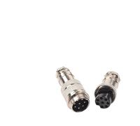 1 Juego de conector de cable de acoplamiento GX16 2/3/4/5/6/7/8/9/10 pin macho y hembra 16mm conector de acoplamiento de panel de cable de enchufe de aviación(GX16-8 Butt type)